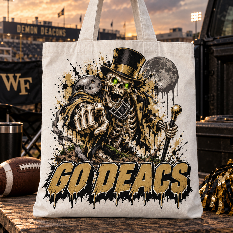 Wake Forest Undead Mascot Tote Bag